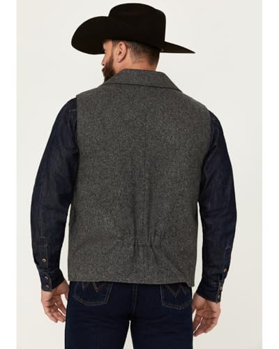 Panhandle Men's Solid Montana Vest, Charcoal, Medium for Outdoor Enthusiasts4