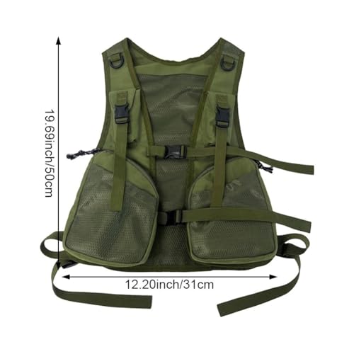 Chaleco táctico con arnés ajustable y compartimento funcional para entrenamiento 3