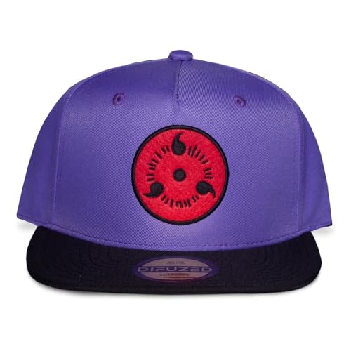 Gorra Naruto Shippuden Sharingan Difuzed snapback negra para hombre ideal para fans