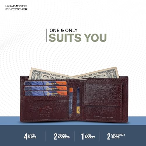 HAMMONDS FLYCATCHER RFID Bi-Fold Wallet for Men, Brown - Image 5