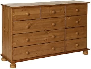 Furniture To Go Copenhagen 2 Plus 3 Plus 4-Drawer Chest, 74 x 121 x 39 cm, Antique Pine
