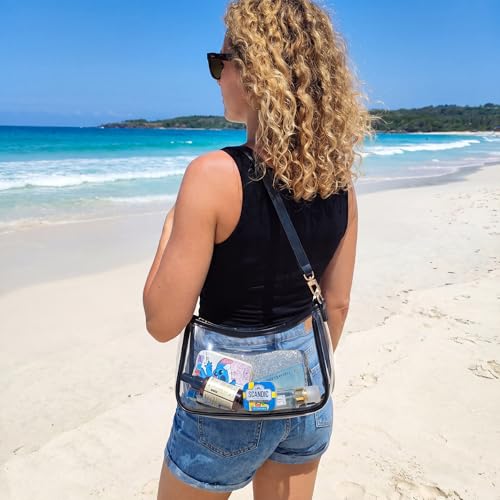 Image of VODIU Clutch Tote Handbags with 2 Removable Straps and Zipper Closure Crossbody Bags Shoulder Purse Handbag for Women