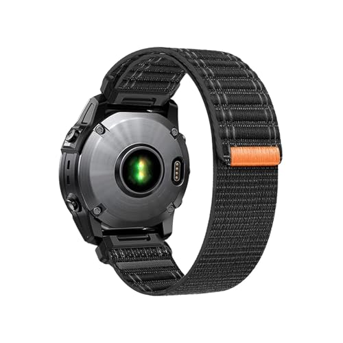 [PLYYQZM] 26mm 22mmsbhX|[ciCxgBGar min ɍ Fenix E 8 7 7X/Epix Pro 47mm 51mm/TATIX/Enduro 3/Fenix8ohpɓKĂ(Black,22mm(MARQ