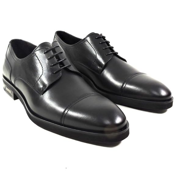 Casadei Men's Black Leather Comfort Oxford Dress Shoes 6