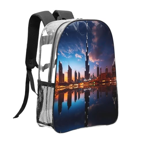 Dubai Sidewinder Tower Large capacity backpack, large capacity black edge backpack,3