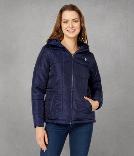 U.S. POLO ASSN. Wave Quilt Cozy Jacket Evening Blue XL4