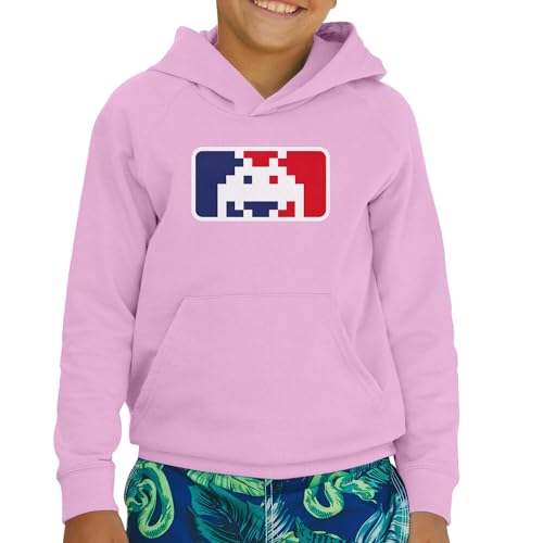 Sweat à Capuche Enfant Invader Jeux Vidéo Rétro Idée Cadeau Anniversaire Originale