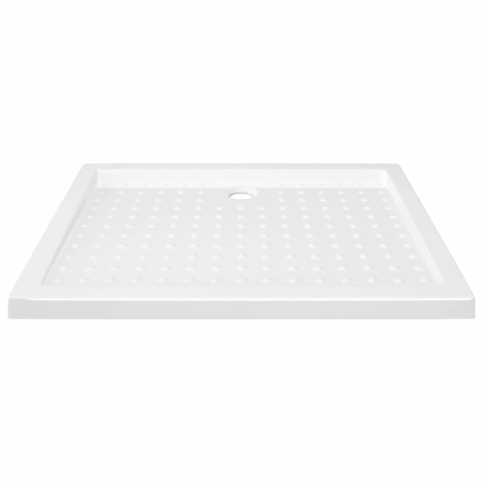 ARKEM Plato de Ducha con Puntos ABS Blanco 90x70x4 cm Mamparas De Ducha Plato Rectangular