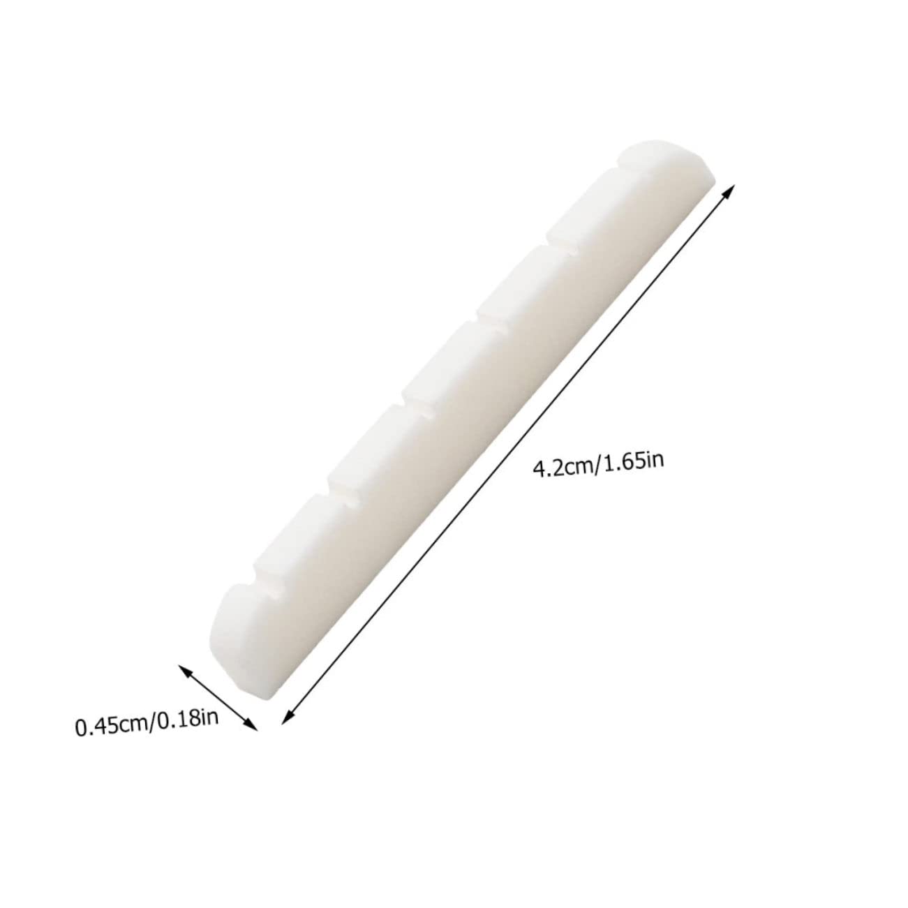 COSMEVIVI 6 String Guitar Nut Electric Guitar Nut Made of Cow Bone for Better Sound and Longevity