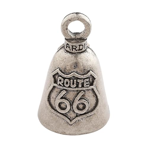 Image of Guardian Bell Good Luck Bell w /Keyring & Black Velvet Bag | Motorcycle Bell | Lead-Free Pewter | Made in USA