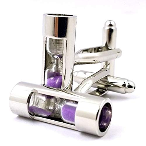 Mancuernillas Real Hourglass para Hombre en 3 Colores con Caja miniatura 1