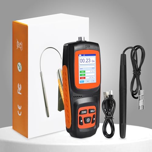 Digitales Tesla-Meter Handheld-Gaussmeter Oberflächen-Magnetfeldtester 0~2500 mT Hochsensitiver Hall-Sensor Gauss-Meter HD-TFT-Display mT/Gs-Messung