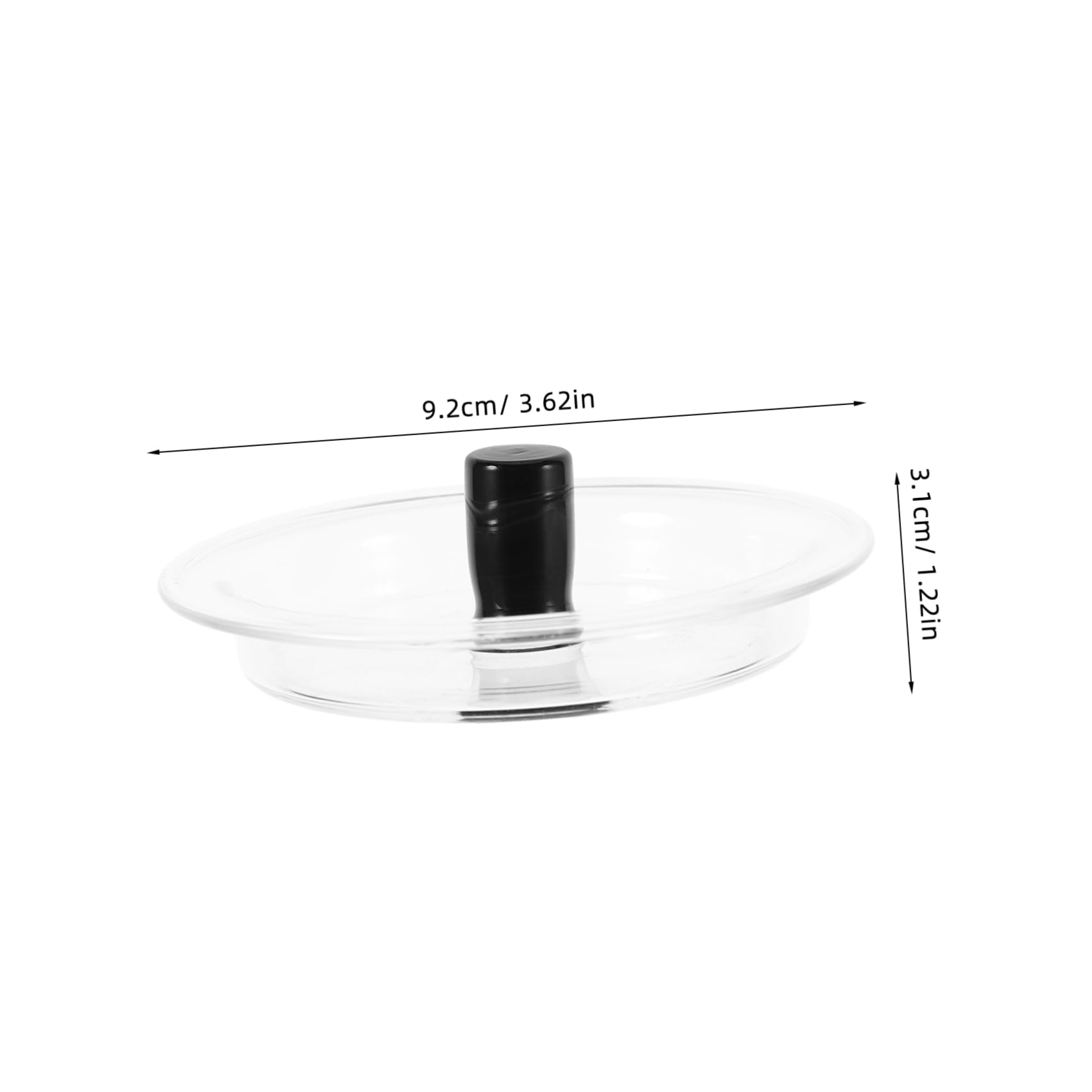 Alipis Tapa de Repuesto Transparente para Tetera de Vidrio, Accesorio Versátil y Fácil de Limpiar para Ceremonia de Té Chino y Uso en Casa