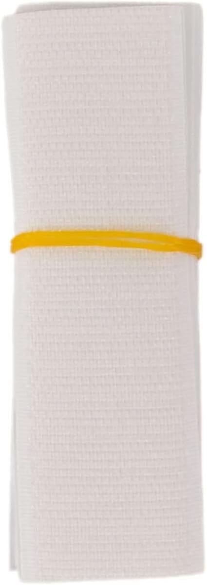 Efavormart 10 Pack White Heavy Duty Table Skirt Tapes with Adhesive Backing, Sticky Back Hook and Loop Mounting Tapes - 1.4"x4.5"
