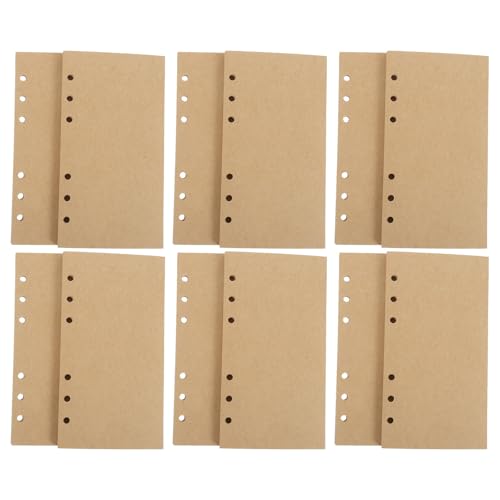 Recambio de Papel Kraft para Agenda A6 Evita Traspasar Tinta Hojas en Blanco