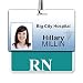 RN Horizontal Badge Buddy with Teal Border by Specialist ID, Sold Individually