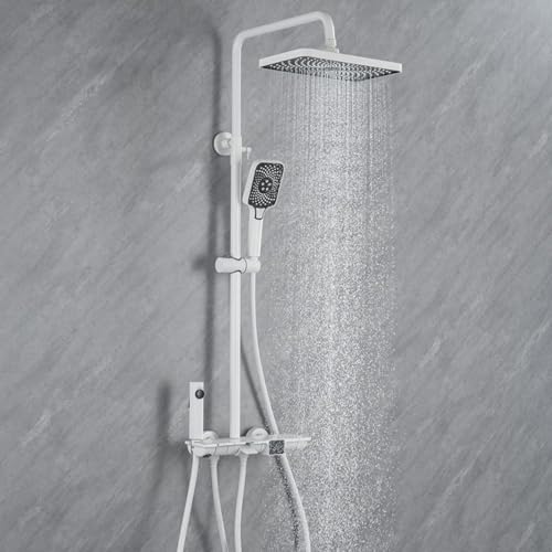 Système de douche de pluie thermostatique ensemble robinets bidet baignoire