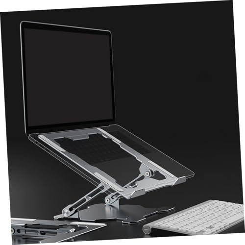 Base Ajustable de Aluminio para Laptop Alasum Plata miniatura 5