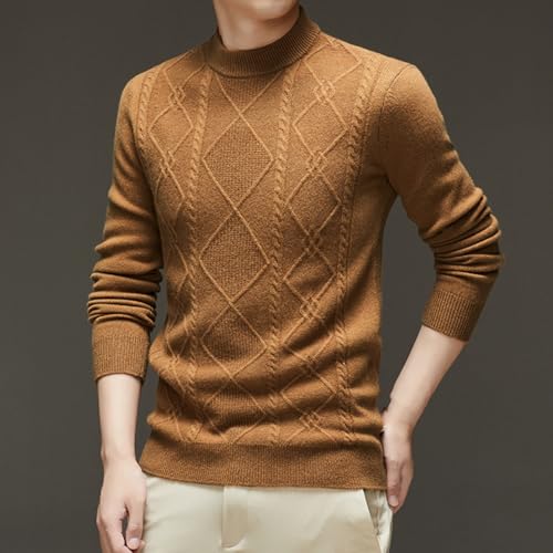 Men's Thickened Warm Base Layer Casual Sweater for Autumn and Winter2