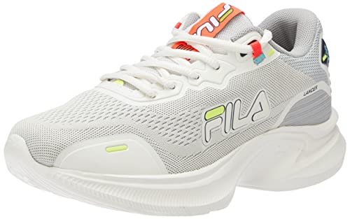 Tênis Fila Lancer W, Feminino, Branco/Limão/Rosa, 37