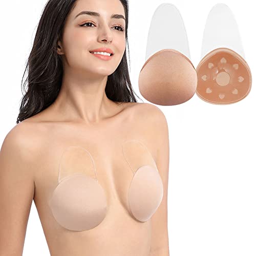 NTSWZYS Sticky Bra Adhesive Push up Invisible Lift up Silicone Bras4