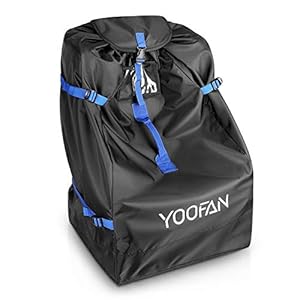 YOOFAN Transporttas voor kinderzitje, robuuste transporttas voor kinderzitje, transporttas, transporttas voor autostoel…