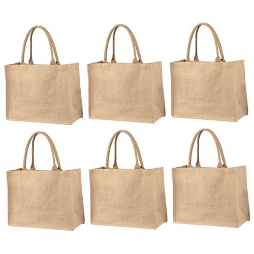 Sacs en toile de jute solides pour en finir avec les cabas fragiles lors du shopping