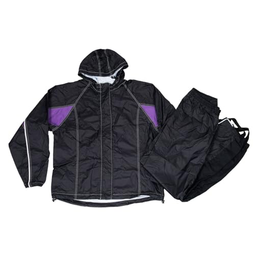 Image of Milwaukee Leather Women's Motorcycle Hooded Water-Resistant Rain Suit for Outdoors