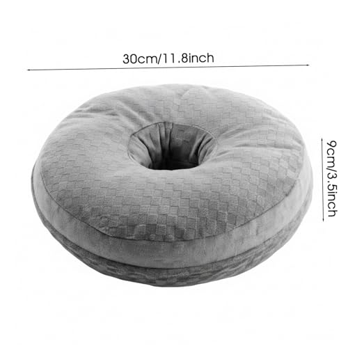 Coussin de perçage d'oreille en coton gris de qualité supérieure - 4