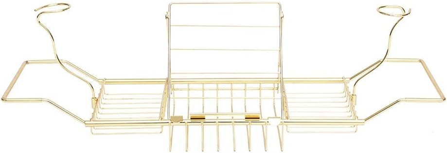 Bathtub Tray Household Drainage Retractable Bathtub Rack Bathroom Organizer Bathtub Tray Kitchen Sink Bathtub and Storage Rack Tray,