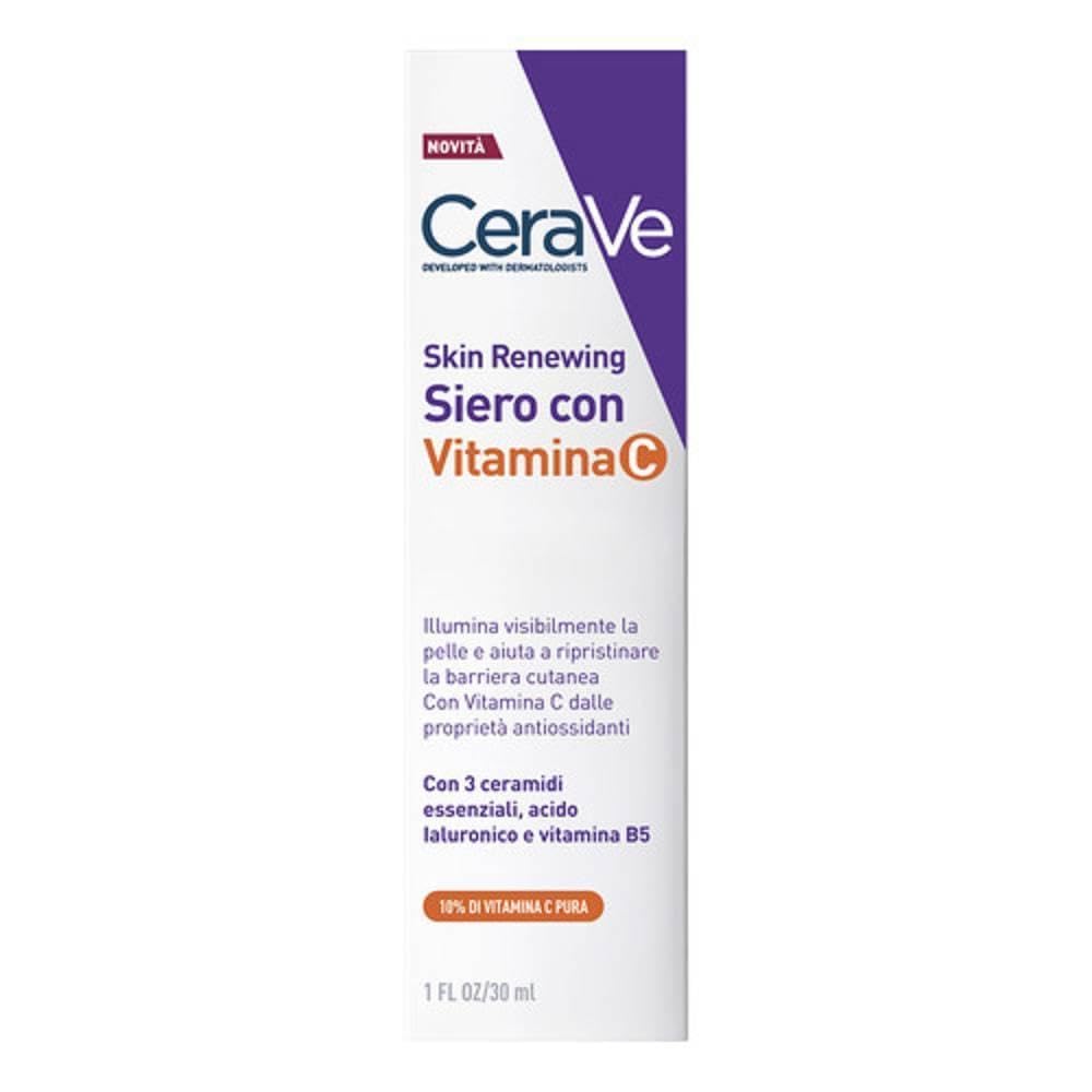 CeraVe Skin Renewing Sérum con Vitamina C, iluminador, 30ml