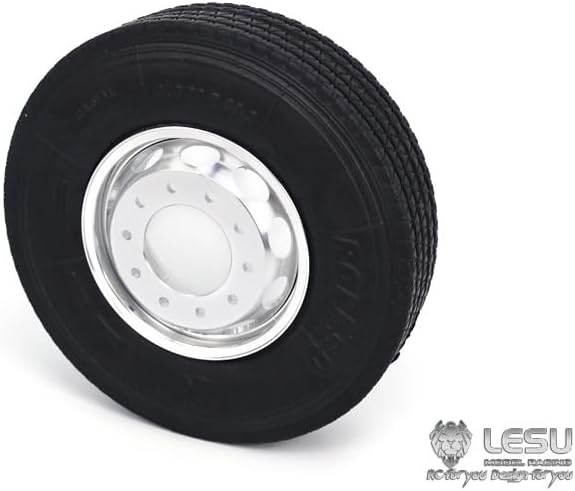 TOUCAN RC HOBBY 1/14 Scale LESU Handmade DIY for Tamiya Coupler 5th Wheel Parts Spare Tire Tractor Truck Car Model