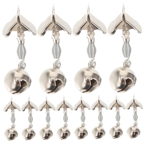 VANZACK 20Pcs Fishing Rod Alarm Bells Loud Alerts for Fishing Enthusiasts Easy Clip Design for Rods Sound Indicators for Every Catch