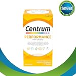Centrum Performance Multivitamines/Suppléments Minéraux pour Hommes et Femmes avec Ginseng pour l'Énergie, 75 Comprimés (L'emballage peut varier)