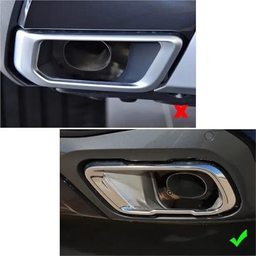 Masquer suie et rayures avec le cache-pot d'échappement pour BMW X7 - 4