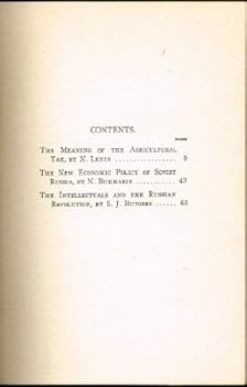 THE NEW POLICIES OF SOVIET RUSSIA