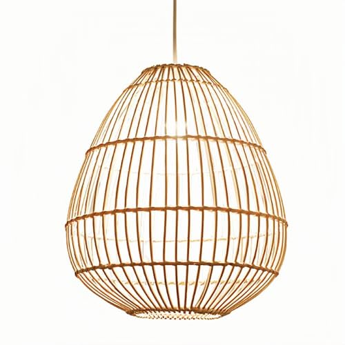 Lámpara de techo de ratán estilo Sudeste Asiático para decoración de interiores