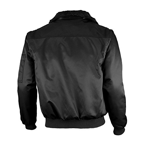texxor Herren Pilotenjacke Oslo Arbeitsjacke mit abnehmbaren rmeln schwarz XXL, Schwarz, XXL EU