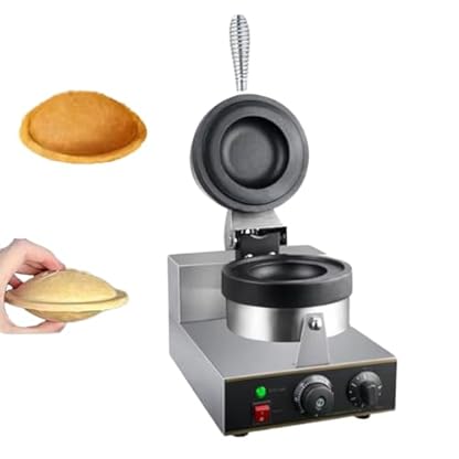 300 °c Hamburger-Waffeleisen, Mit Zeit- Und Temperatureinstellknopf Und Form Mit 113,0 Mm Durchmesser, Doppelseitige Heizung, Für Kioske, Kantinen Usw.