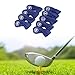 Yiju 9Pcs Golf Club Covers Club Headcovers Portable Waterproof with Number Easy to Clean Protector Guards Golf Training Equipment, Blue