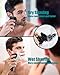 Electric Razor for Men,Rechargeable Electric Shavers for Men Face - Wet Dry Cordless Mens Rotary Shavers with Beard Hair Trimmer,Nose Trimmer - Portable Travel Shaver