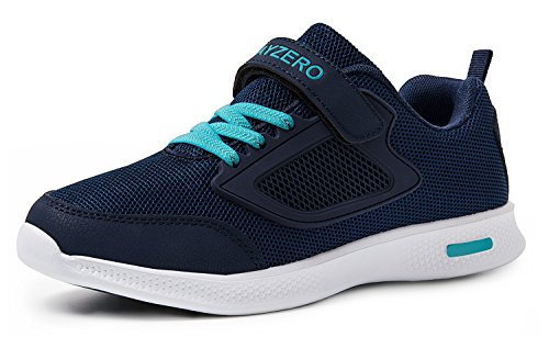 Vivay Children Kids Sneakers Breathable Athletic Running Walking Tennis Shoes for Boys (2# Dark Blue,Size 10 Toddler)