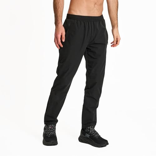 LEONE 1947 ABX318 Pantalone Logo Uomo Adulto, Jogger Training Gym Fitness Bodybuilding, Nero, S