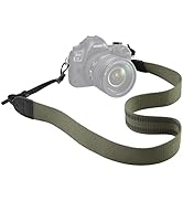 waka Camera Strap with Quick Release Buckles For All Cameras, 1.5" Wide Green Woven Universal Cam...
