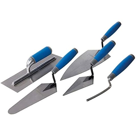 Silverline Soft-Grip Trade Trowel Set 5 Pieces Cover