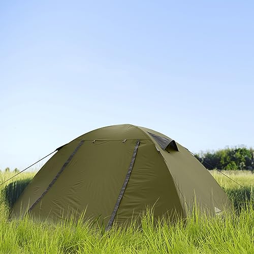Tente dôme camping 2-4 personnes imperméable et légère à installation facile