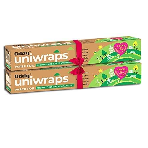 Oddy Uniwraps| Paper Foil| Food Wrapping Paper| 16 Mtr Each| Pack of 2|