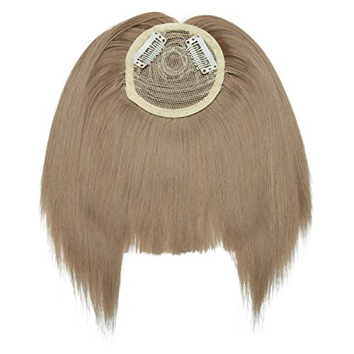 Hairro Pelo sintético con clip en flequillo hacia abajo rubio