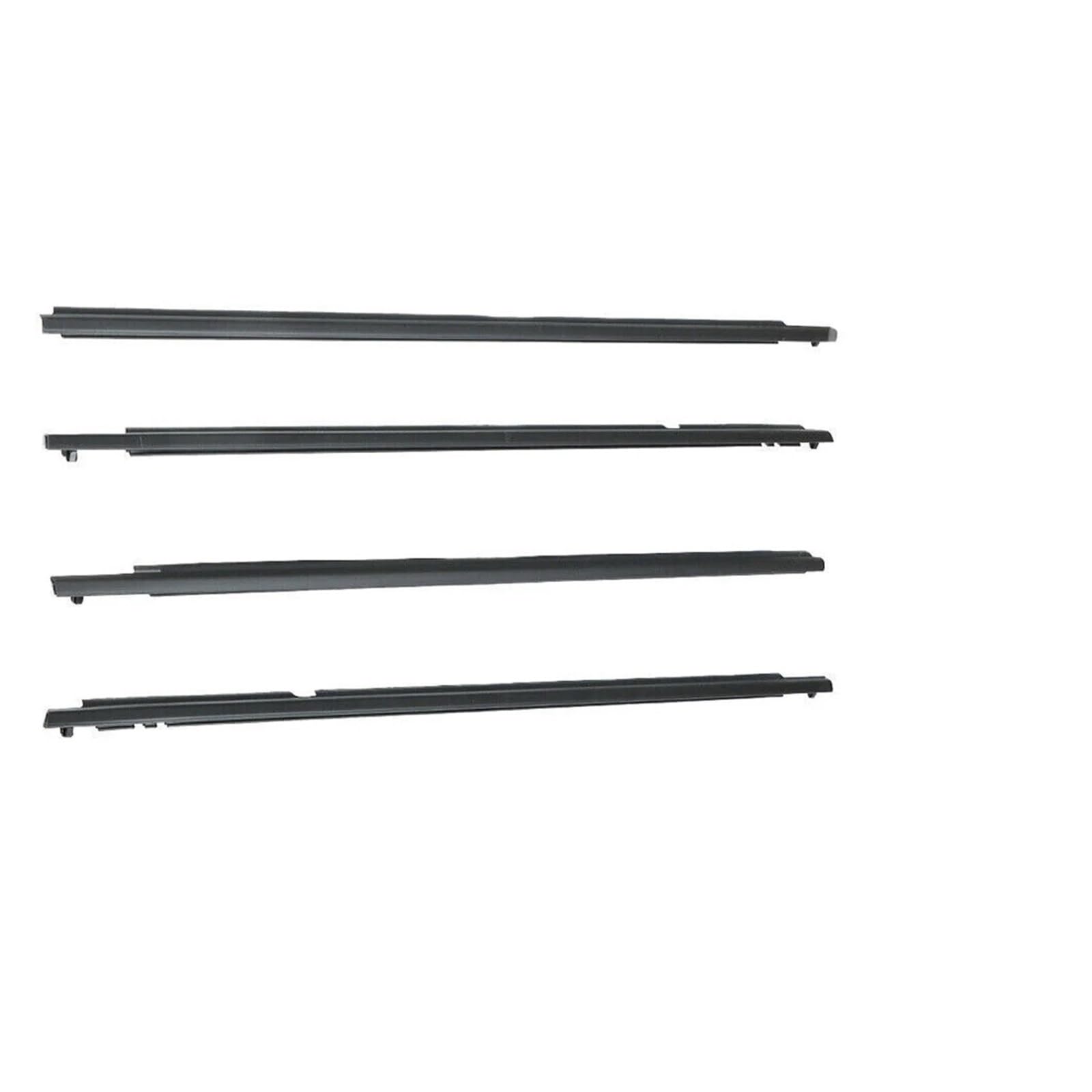 for Toyota for Corolla 2009-2012 Car Outer Windows Rubber Weatherstrip Waterproof Pressure Strip Sealing Car Door Seal Protector(Black)
