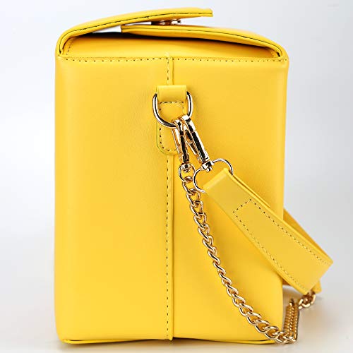 Image of Tower Print Crossbody Shoulder Bag,Pu Chinese Takeout Box Totes Purse for Women | Tower Print